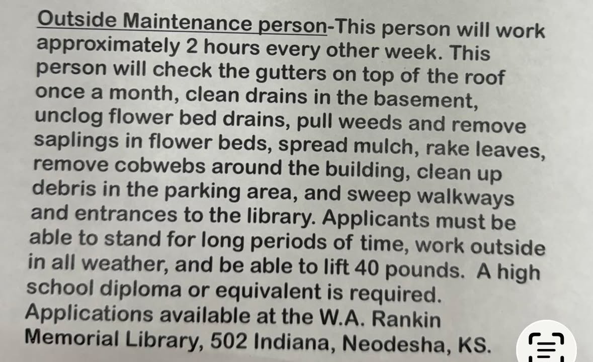 W.A. Rankin Memorial Library - Neodesha, KS