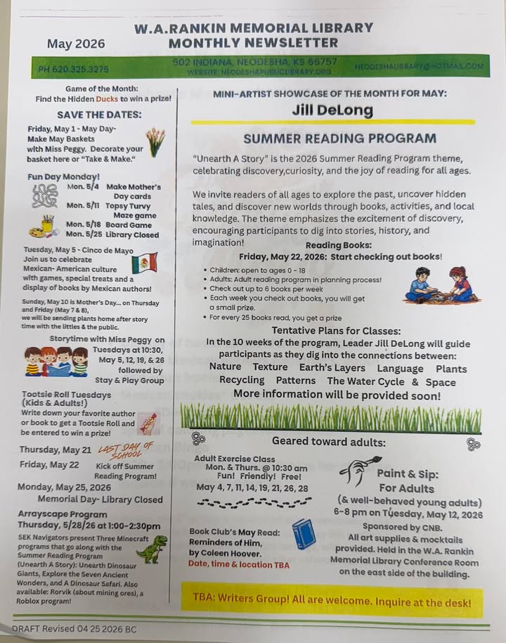 W.A. Rankin Memorial Library - Neodesha, KS 2024